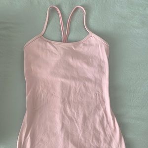 Lululemon pink workout tank top